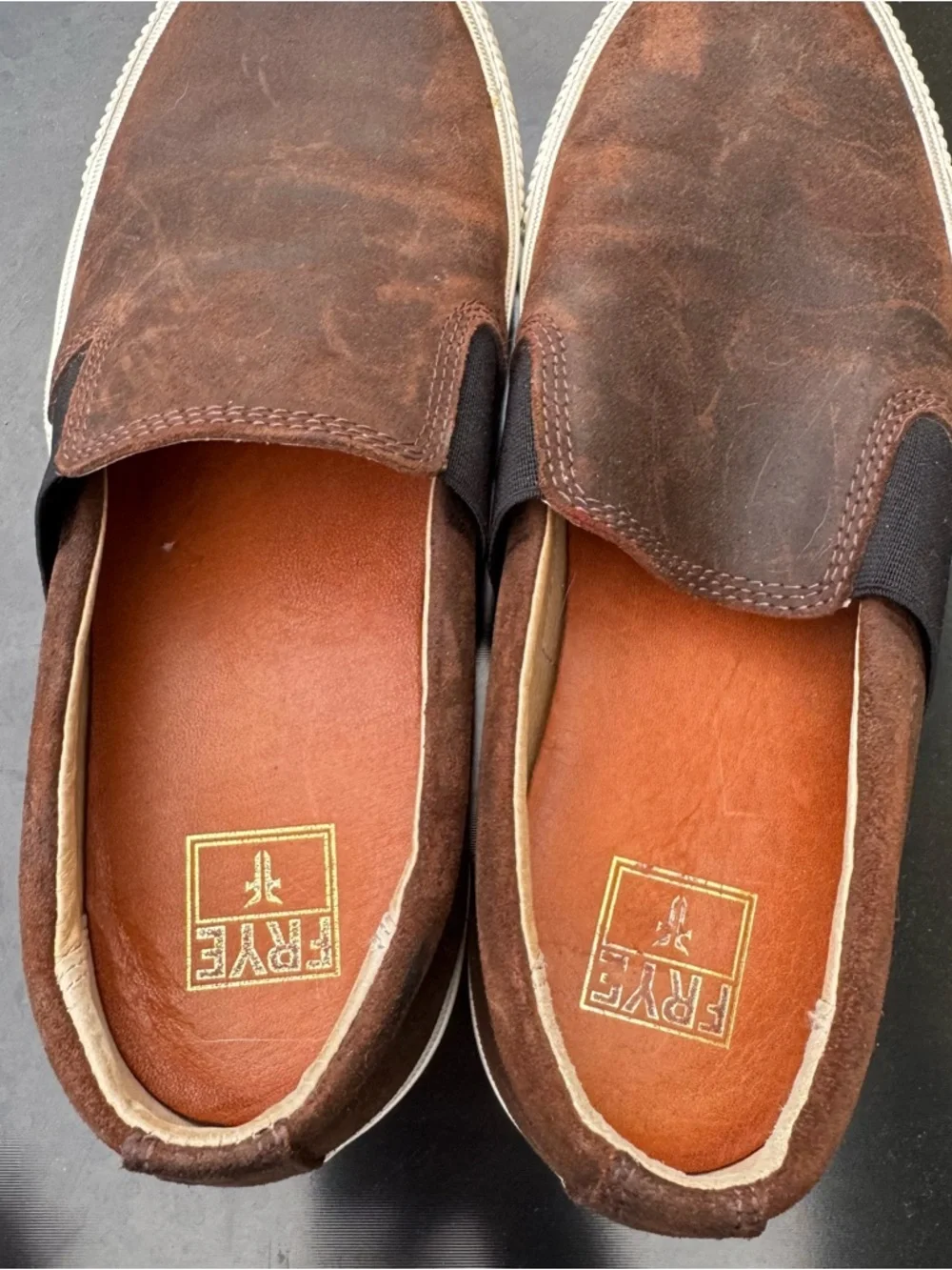 Frye Men’s Miller Slip On Leather Shoes Loafers Size 8.5